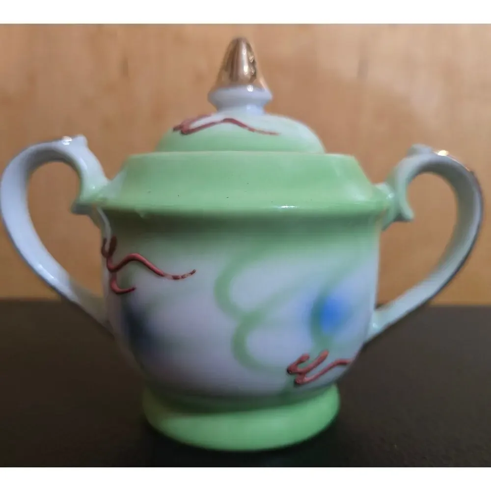 Dragon Sugar Bowl With Lid